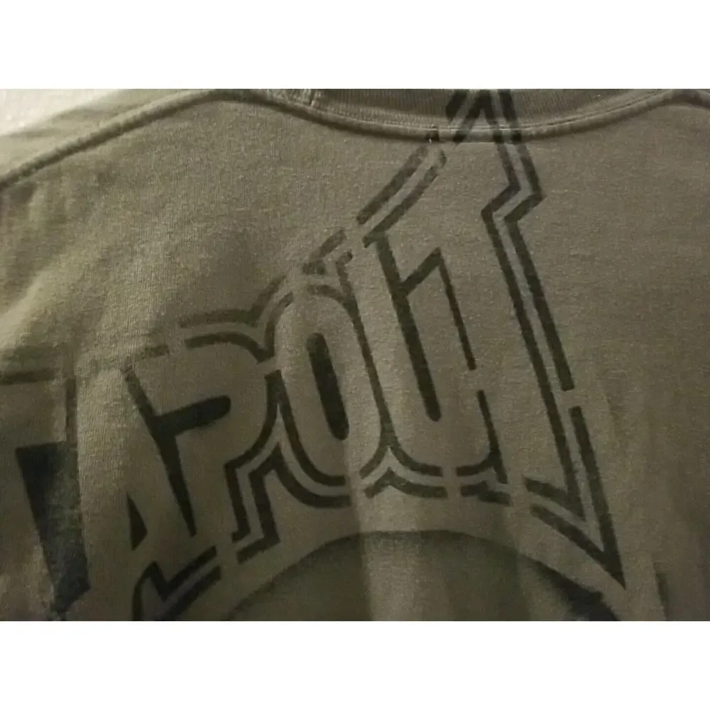 Tapout Fight Co Army Olive‎ Green T-Shirt Mens Medium Eagle Fight UFC Octagon